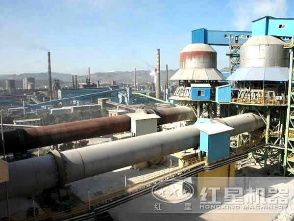 干法水泥回轉窯工作現(xiàn)場