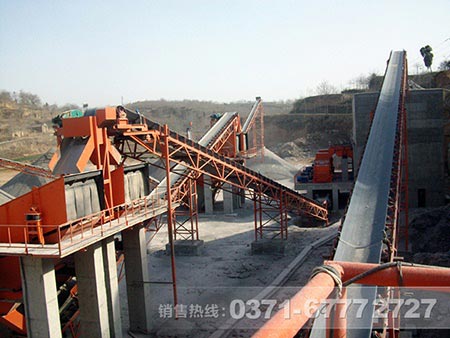 青石破碎生產(chǎn)線(xiàn)，全流程