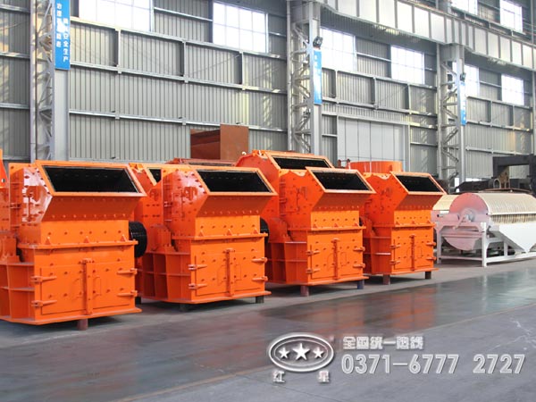 細(xì)碎機(jī)廠家車(chē)間一角