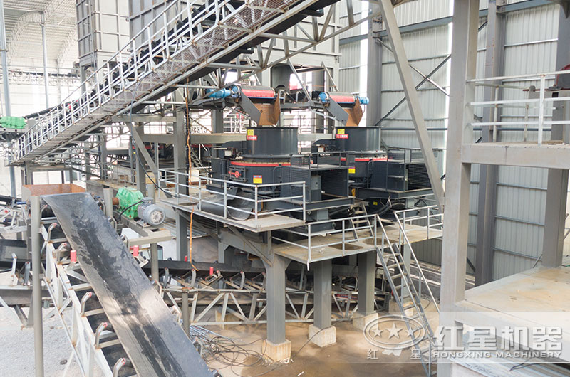 HVI制砂機(jī)工作現(xiàn)場(chǎng)圖片