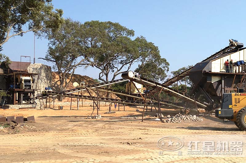 廣東客戶采石場生產(chǎn)線實(shí)拍圖