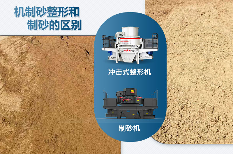 沖擊式整形機和制砂機的區(qū)別是什么？