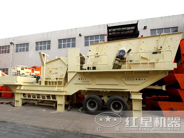 時產(chǎn)100-150噸的移動石子破碎機(jī)多少錢