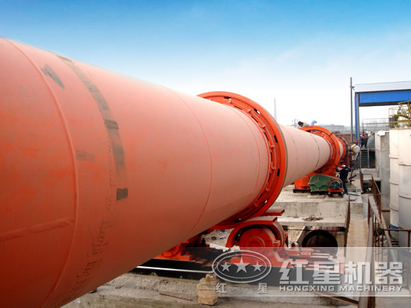 石油焦回轉窯安裝現(xiàn)場