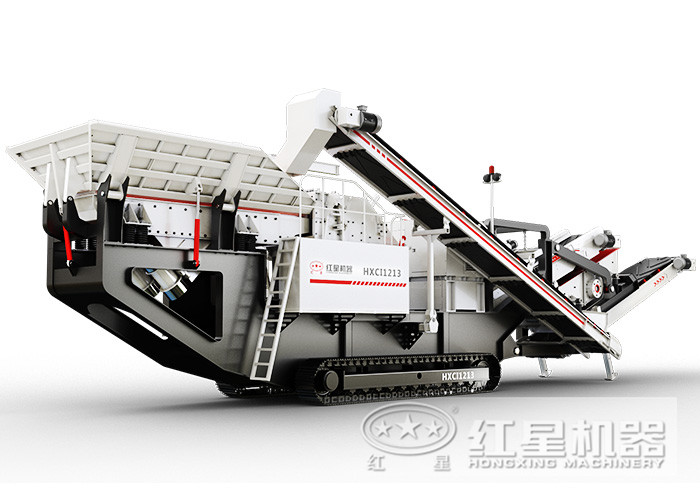 履帶式移動(dòng)破碎機(jī)——履帶液壓驅(qū)動(dòng)，一體化作業(yè)效率更高