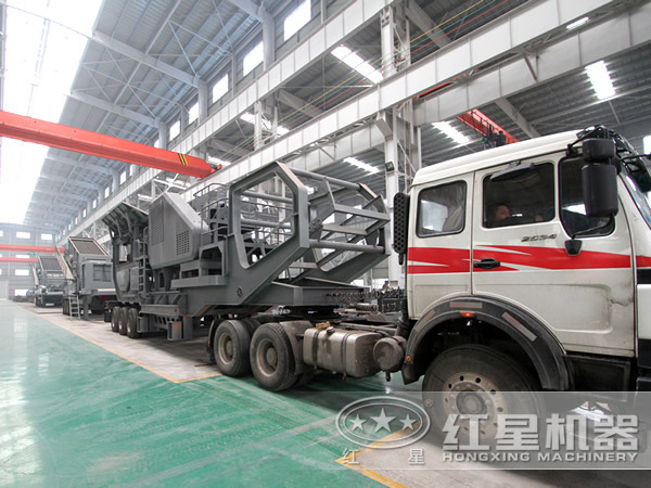 打進(jìn)重慶，紅星兩臺移動破碎站于重慶成功投產(chǎn)