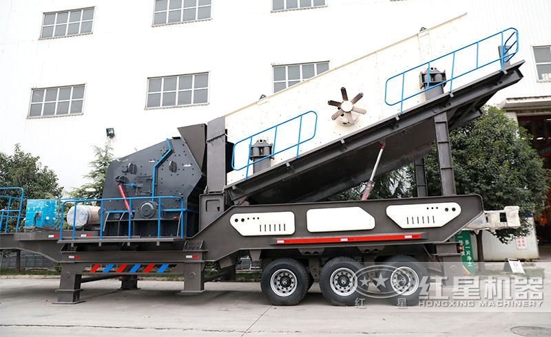 自動化反擊破碎機，破碎粒型好