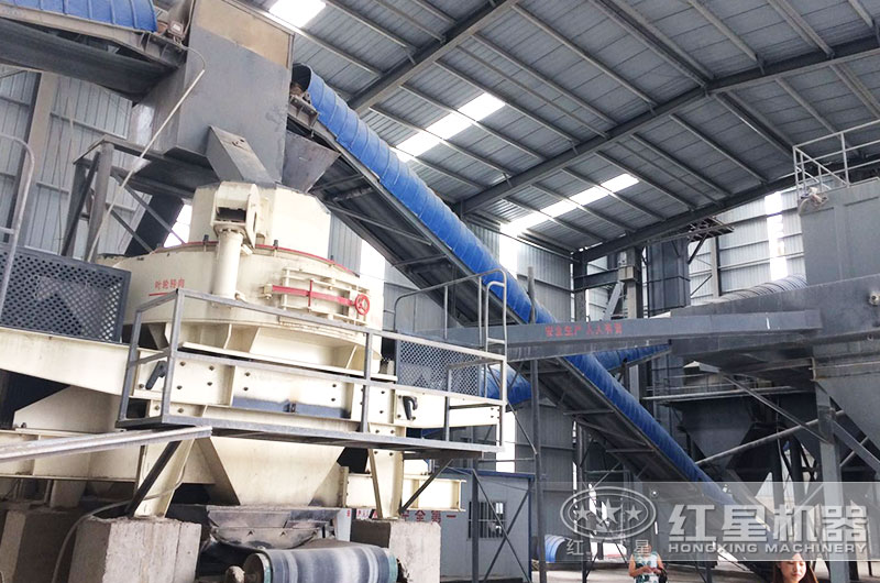 尾礦制砂機(jī)作業(yè)現(xiàn)場(chǎng)