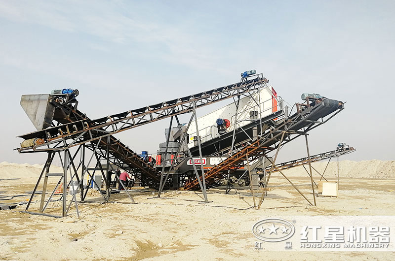 鋼筋混凝土破碎用什么機(jī)器？建筑垃圾移動(dòng)破碎站剛剛好