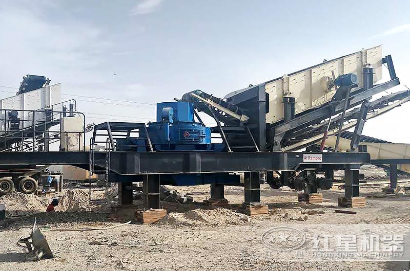 河北保定砂石廠客戶作業(yè)現(xiàn)場