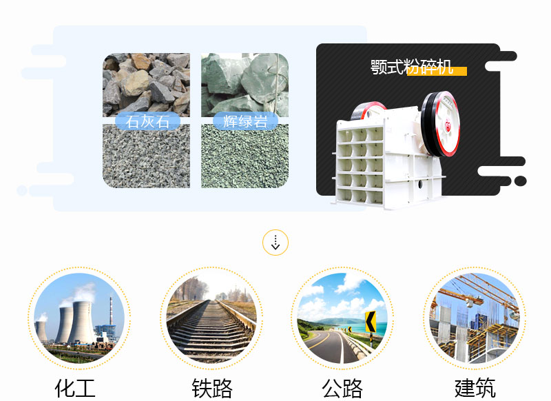顎式粉碎機應(yīng)用