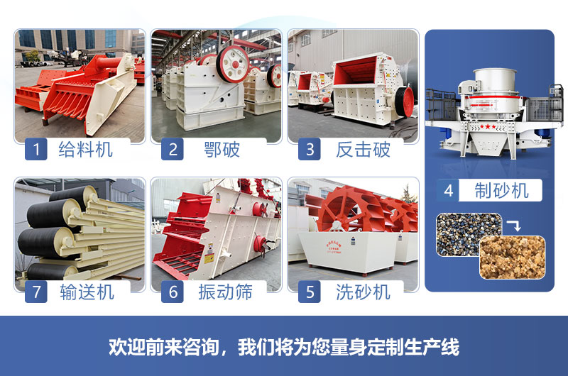 機制砂生產(chǎn)線流程，紅星可在線定制搭配生產(chǎn)線